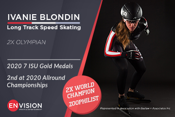 Ivanie Blondin Envision Sports and Entertainment Athlete - Profile picture [360x240]